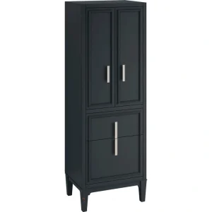 KOHLER Southerk 24 in. W Linen Cabinet in Slate Grey
