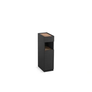 KOHLER Spacity 10 in. W x 17.63 in. D x 35.23 in. H Bath Vanity Cabinet without Top in Dark Steel