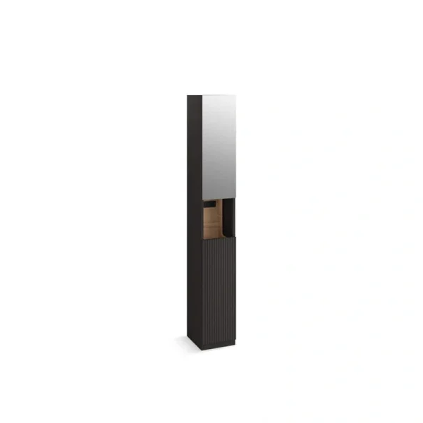 KOHLER Spacity 12 in. W x 13.68 in. D x 80 in. H Bath Vanity Cabinet without Top in Dark Steel