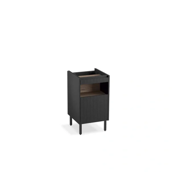 KOHLER Spacity 17 in. W x 17.4 in. D x 30.9 in. H Bathroom Vanity Cabinet without Top in Dark Steel