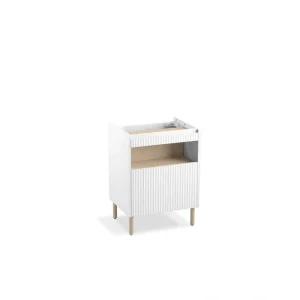KOHLER Spacity 23 in. W x 17.4 in. D x 30.9 in. H Bathroom Vanity Cabinet without Top in White