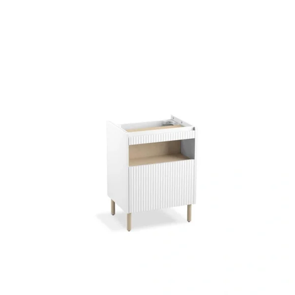 KOHLER Spacity 23 in. W x 17.4 in. D x 30.9 in. H Bathroom Vanity Cabinet without Top in White