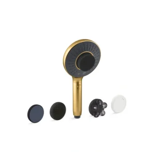 KOHLER Spaviva 2-Spray Wall Mount Handheld Shower Head with Cleansing Device 1.75 GPM in Vibrant Brushed Moderne Brass
