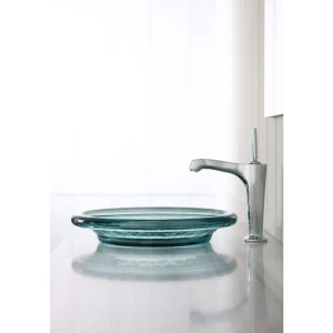 KOHLER Spun Glass Vessel Sink in Translucent Dew