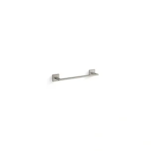 KOHLER Square 12 in. Wall Mounted Towel Bar in Vibrant Brushed Nickel