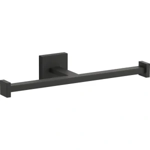 KOHLER Square Double Toilet Paper Holder in Matte Black