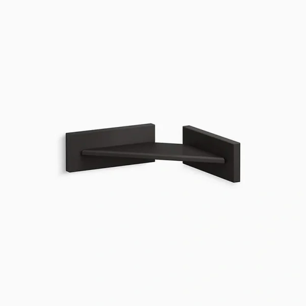 KOHLER Square Foot Rest in Matte Black