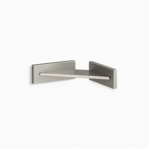 KOHLER Square Foot Rest in Vibrant Brushed Nickel