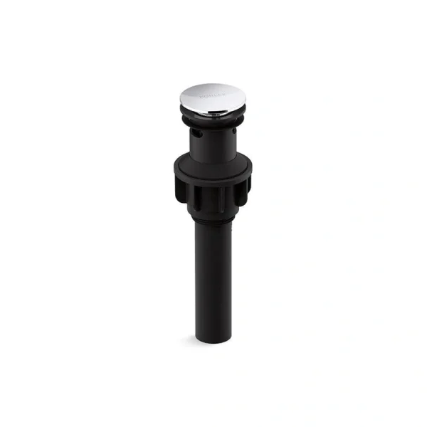 KOHLER Standard Clicker Drain with Overflow in Polished Chrome