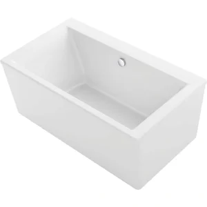 KOHLER Stargaze 60 in. x 34 in. Soaking Bathtub with Center Drain in White