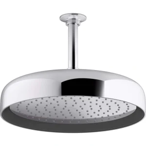 KOHLER Statement 1-Spray Patterns with 2.5 GPM 10 in. Wall Mount Fixed Shower Head in Polished Chrome T726939111