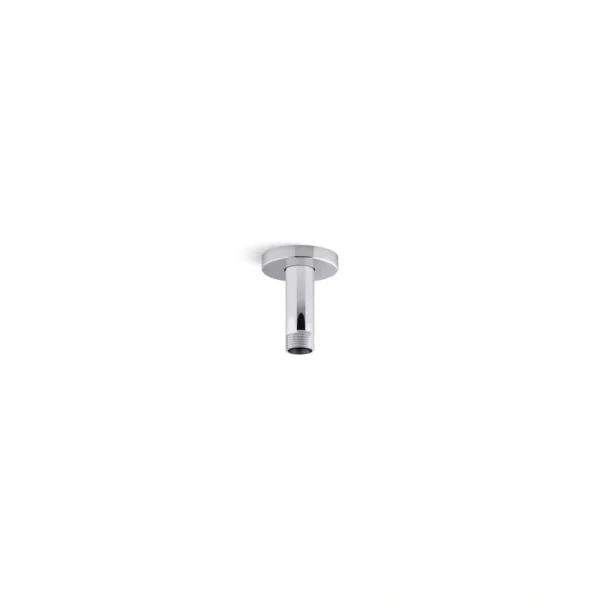 KOHLER Statement 3 in. Ceiling-Mount Single-Function Rainhead Arm And Flange in Polished Chrome
