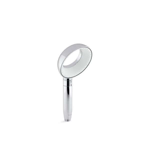 KOHLER Statement VES 1-Spray Patterns with 1.5 GPM 6 in. Wall Mount Handheld Shower Head in Polished Chrome T726941184