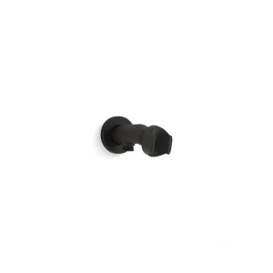 KOHLER Statement VES Wall-Mount Handshower Holder And Supply Elbow in Matte Black