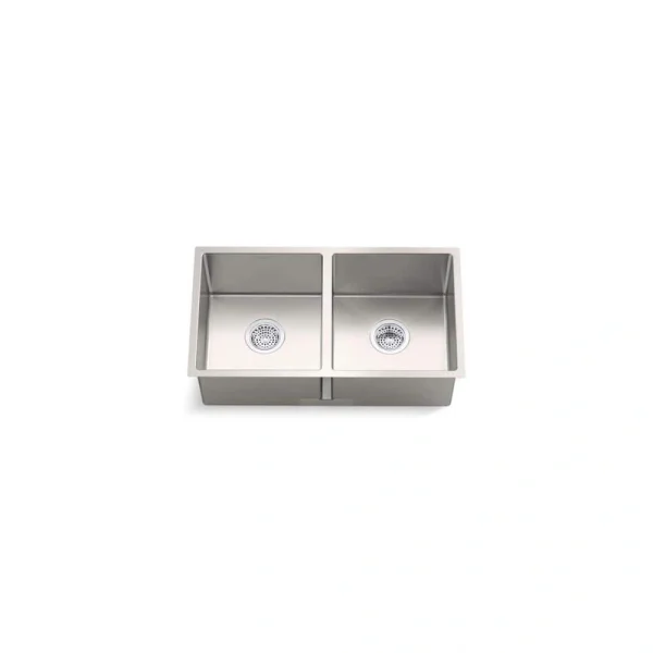 KOHLER Strive 29-1/2 in. Undermount Double-Bowl Kitchen Sink T726938773