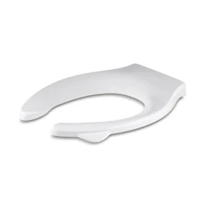 KOHLER Stronghold Elongated Front Commercial Toilet Seat in White
