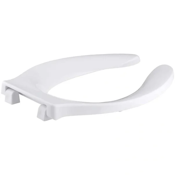 KOHLER Stronghold Elongated Open Front Toilet Seat in White T726941170