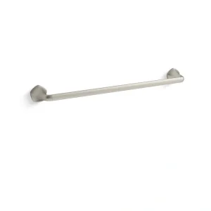KOHLER Sundae 24 in. Single Wall Mounted Towel Bar in Vibrant Brushed Nickel