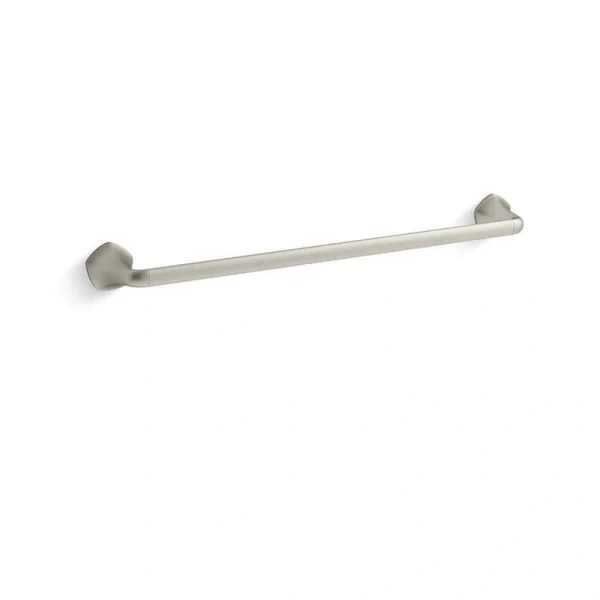 KOHLER Sundae 24 in. Single Wall Mounted Towel Bar in Vibrant Brushed Nickel