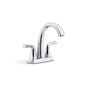 KOHLER Sundae 4 in. Centerset 2-Handles Bathroom Faucet in Polished Chrome