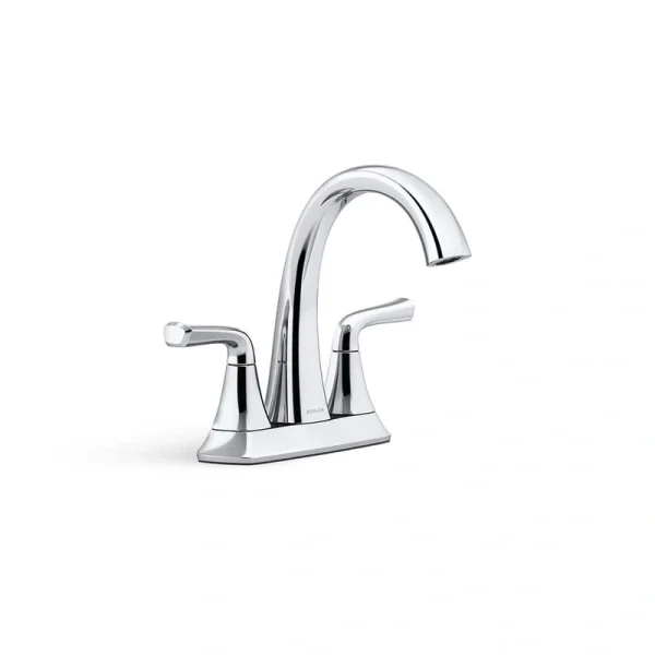 KOHLER Sundae 4 in. Centerset 2-Handles Bathroom Faucet in Polished Chrome