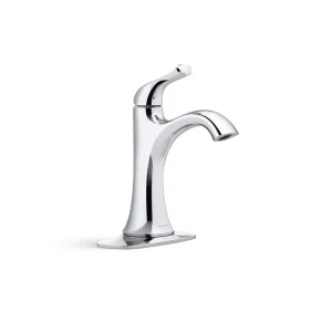 KOHLER Sundae Single Handle Single Hole Bathroom Faucet in Polished Chrome