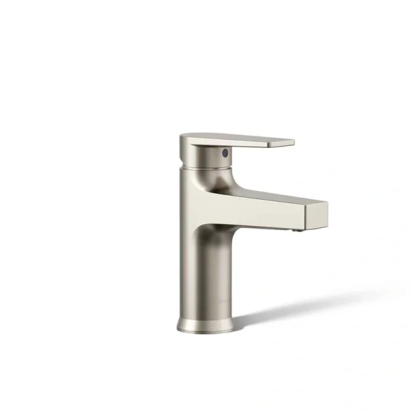 KOHLER Taut Single Handle Single-Hole 1.2 GPM Bathroom Sink Faucets in Vibrant Brushed Nickel