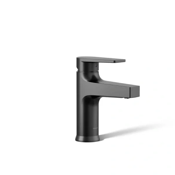 KOHLER Taut Single Hole Single-Handle Bathroom Sink Faucet in Matte Black