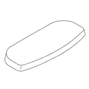 KOHLER Toilet Tank Cover in White T726942067