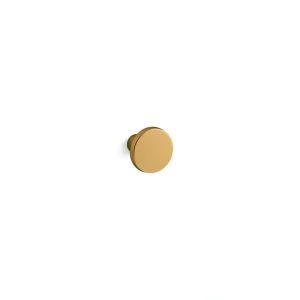 KOHLER Tone 1.3125 in. Vibrant Brushed Moderne Brass Cabinet Knob