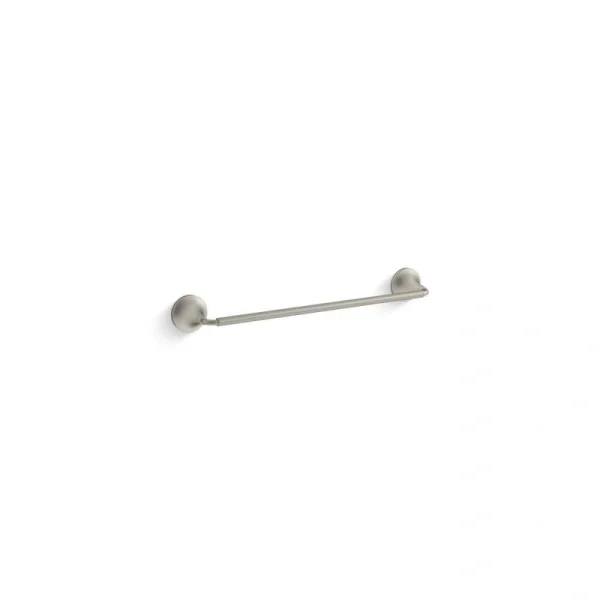 KOHLER Tone 18 in. Single Towel Bar in Vibrant Brushed Nickel