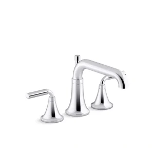 KOHLER Tone 2-Handle Tub Faucet Trim Kit with Diverter Spout in Polished Chrome