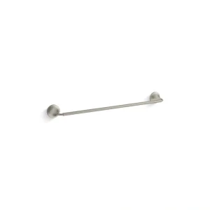 KOHLER Tone 24 in. Single Towel Bar in Vibrant Brushed Nickel