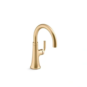 KOHLER Tone Swing Spout Bar Faucet in Brushed Gold