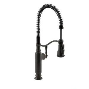 KOHLER Tournant Single-Handle Pull-Down Sprayer Kitchen Faucet with DockNetik in Oil-Rubbed Bronze