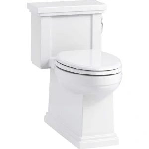 KOHLER Tresham 12 in. Rough In 1-Piece 1.28 GPF Single Flush Elongated Toilet in White Seat Included T726938340