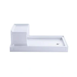 KOHLER Tresham 60 in. x 32 in. Single Threshold Shower Base with Right Drain in White
