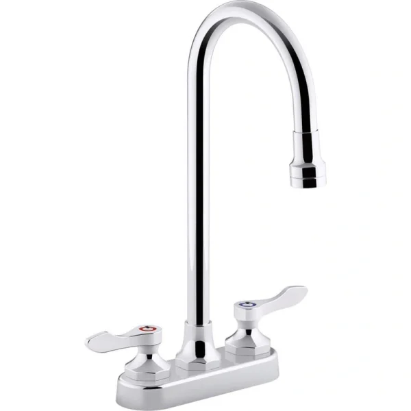 KOHLER Triton Bowe 0.5 GPM 4 in. Centerset 2-Handle Bathroom Faucet with Aerated Flow in Polished Chrome T726940392