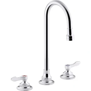 KOHLER Triton Bowe 0.5 GPM 8 in. Widespread 2-Handle Bathroom Faucet with Laminar Flow in Polished Chrome T726939786