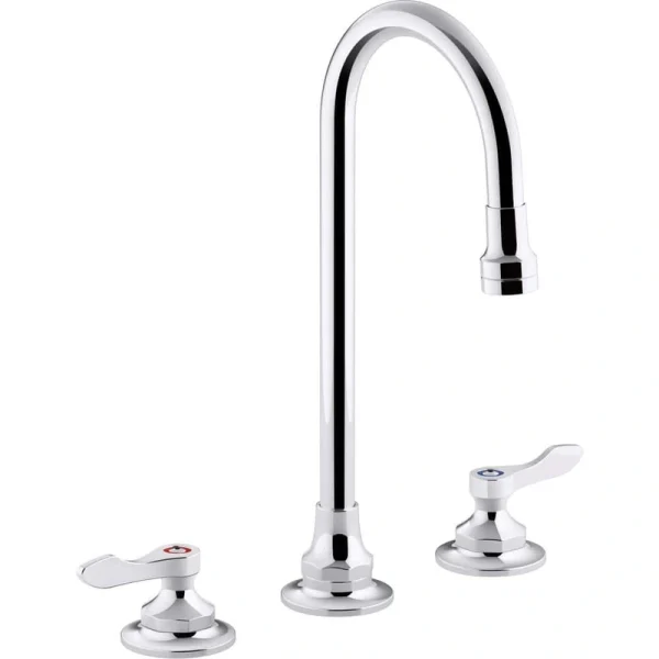 KOHLER Triton Bowe 0.5 GPM 8 in. Widespread 2-Handle Bathroom Faucet with Laminar Flow in Polished Chrome T726939786