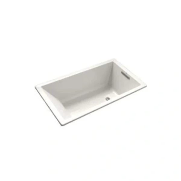 KOHLER Underscore 60 in. x 32 in. Rectangular Soaking Bathtub with Reversible Drain in White