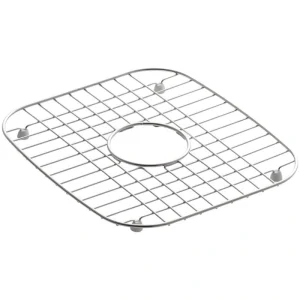 KOHLER Undertone 12-1/4 in. x 13-3/4 in. Bottom Sink Bowl Rack in Stainless Steel