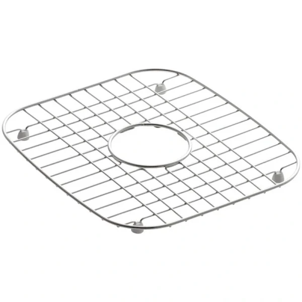 KOHLER Undertone 12-1/4 in. x 13-3/4 in. Bottom Sink Bowl Rack in Stainless Steel