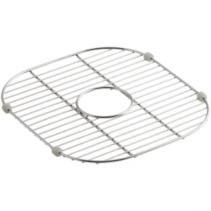 KOHLER Undertone 13-1/2 in. x 14-7/8 in. Sink Bowl Rack in Stainless Steel