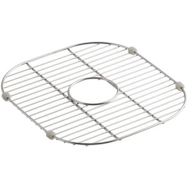 KOHLER Undertone 13-1/2 in. x 14-7/8 in. Sink Bowl Rack in Stainless Steel