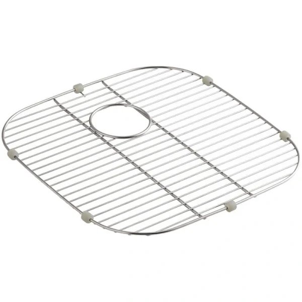 KOHLER Undertone 18 in. x 17-3/4 in. Sink Bowl Rack in Stainless Steel