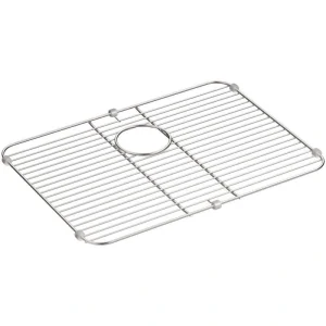 KOHLER Undertone 21-1/8 in. Single Bowl Kitchen Sink Bowl Rack in Stainless Steel