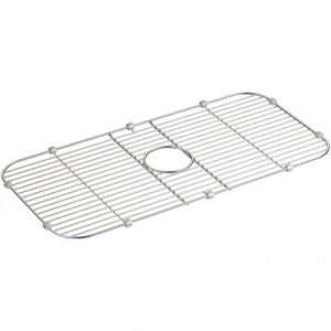 KOHLER Undertone 27-7/16 in. x 13-7/16 in. Single Bowl Kitchen Sink Bowl Rack in Stainless Steel