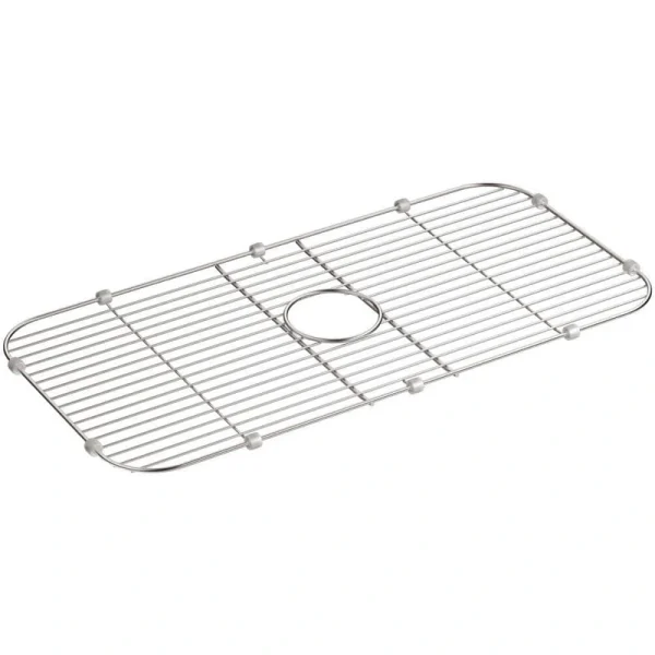 KOHLER Undertone 27-7/16 in. x 13-7/16 in. Single Bowl Kitchen Sink Bowl Rack in Stainless Steel