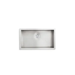 KOHLER Vault Large Undermount Stainless Steel 32 in. Single Bowl Kitchen Sink